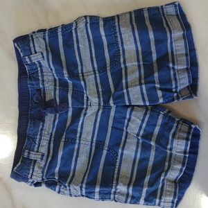 Lands end size 7 shorts, faux fly, boys